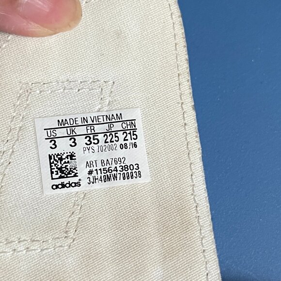 Pink and White Adidas Slides with massage nubbs. Kids Size 3 - Picture 4 of 5